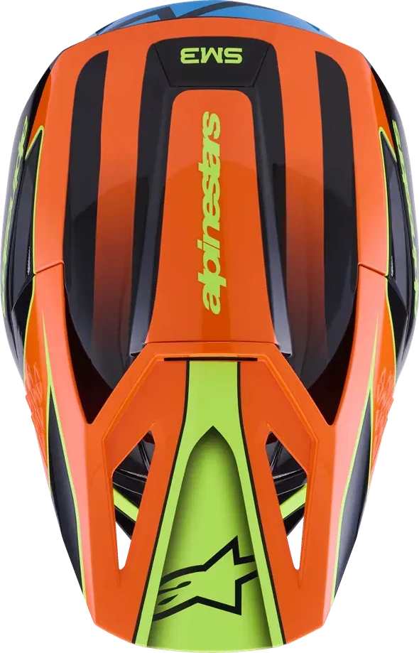 HELMET SM3 FRAY BLK/OR/YL S