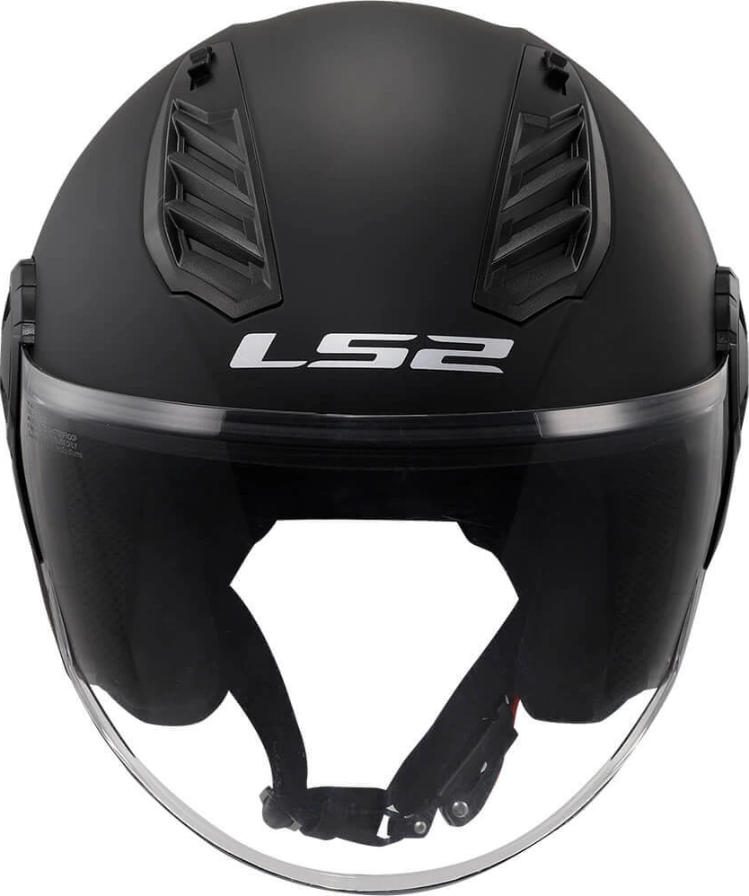 LS2 OF616 AIRFLOW II SOLID helmet - Gloss Black, XS