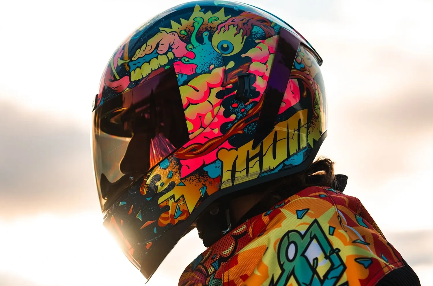 HELMET AIRFORM SCATTERBRAIN PURPLE MD
