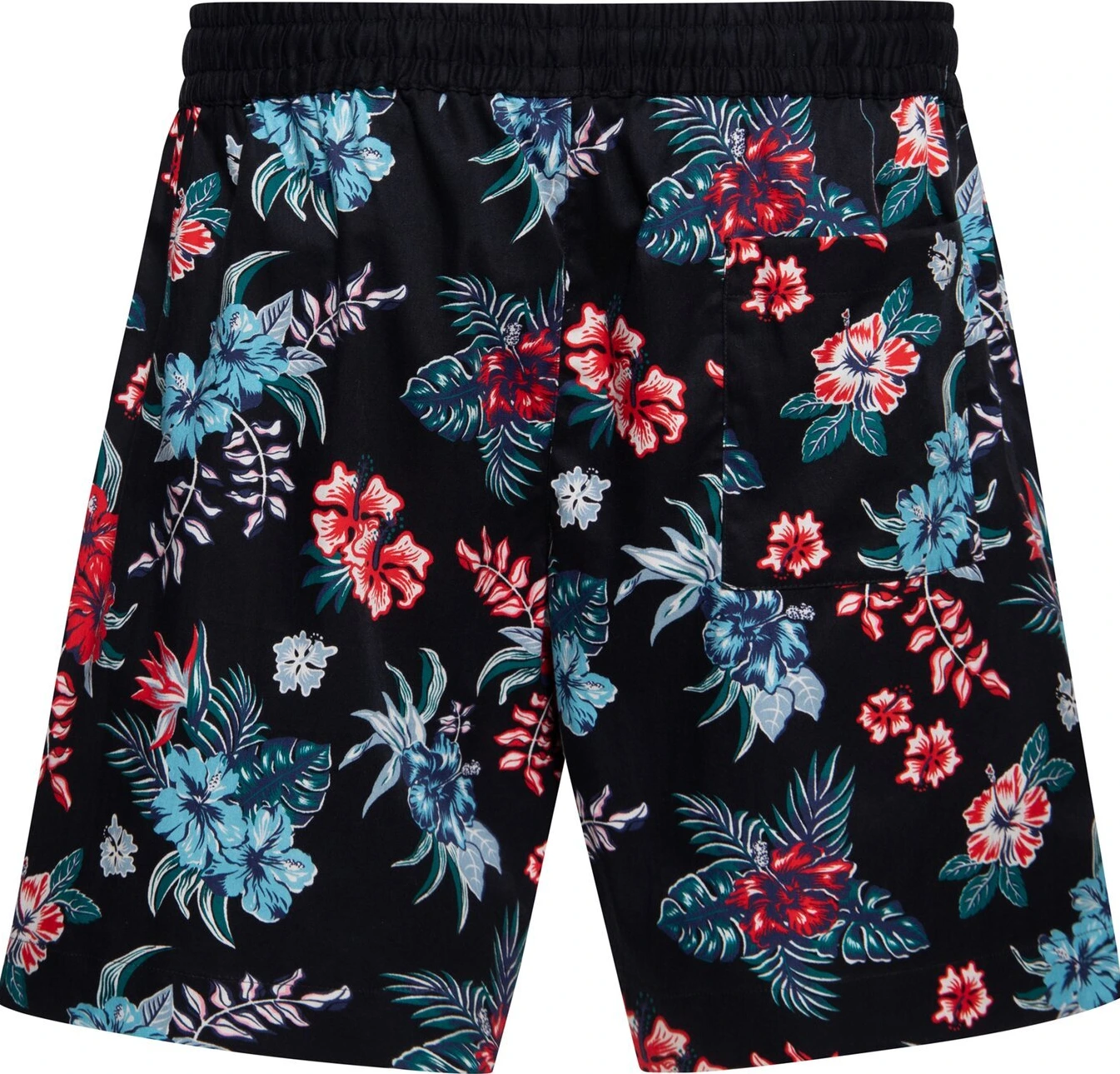King Kerosin Hibiscus short, Black, M