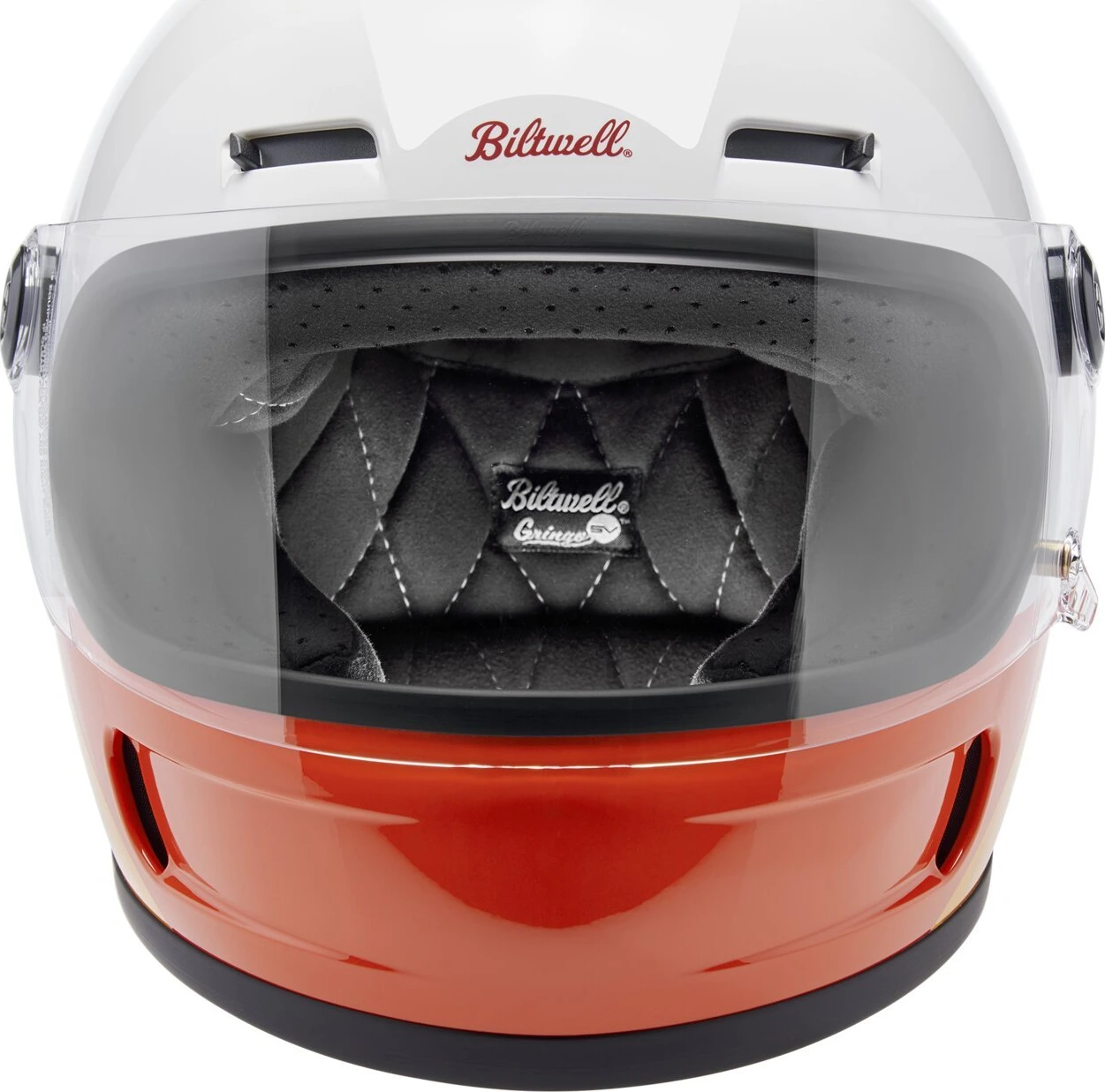 Biltwell Gringo SV helmet Intersection Warm, White, XS, Graphic