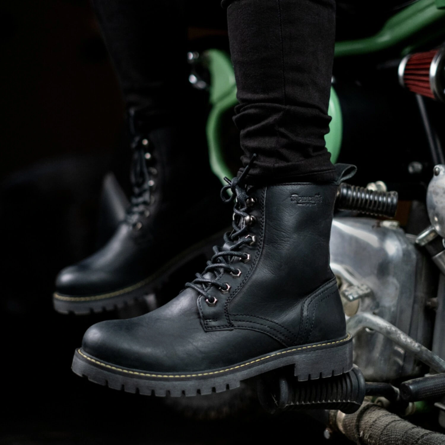 Trip Machine Derby boots, dark shadow, 45