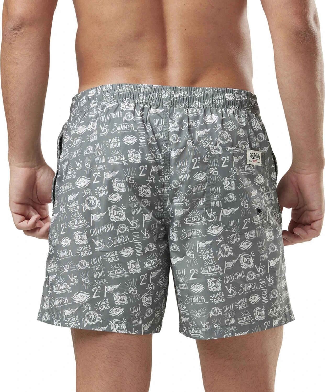 Von Dutch Printed swimshort, Multi-color, S