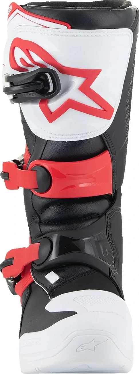 BOOT TECH3S YTH WT/BK/R 2