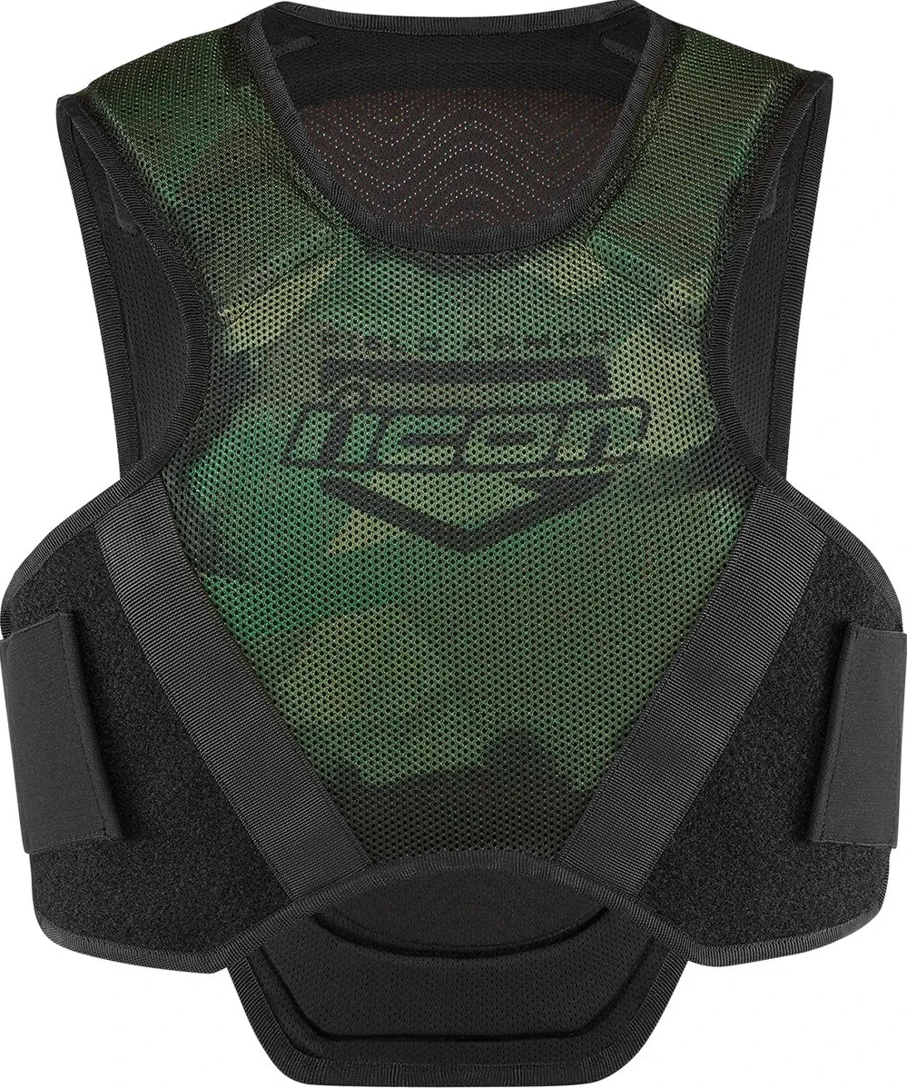 VEST FIELD ARMOR SOFTCORE GREEN CAMO MD/LG