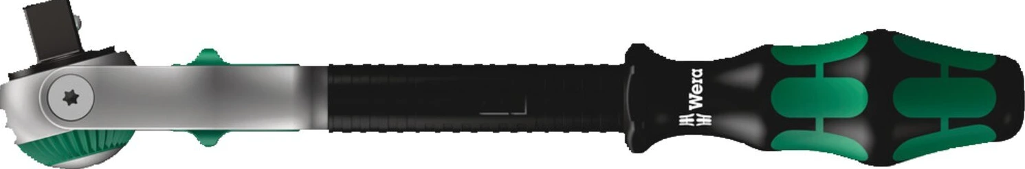 Wera Zyklop speed ratchet 1/4" drive, Green, 152 mm