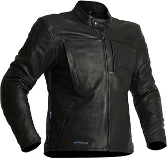 Halvarssons Leather Jacket Racken Black, 48