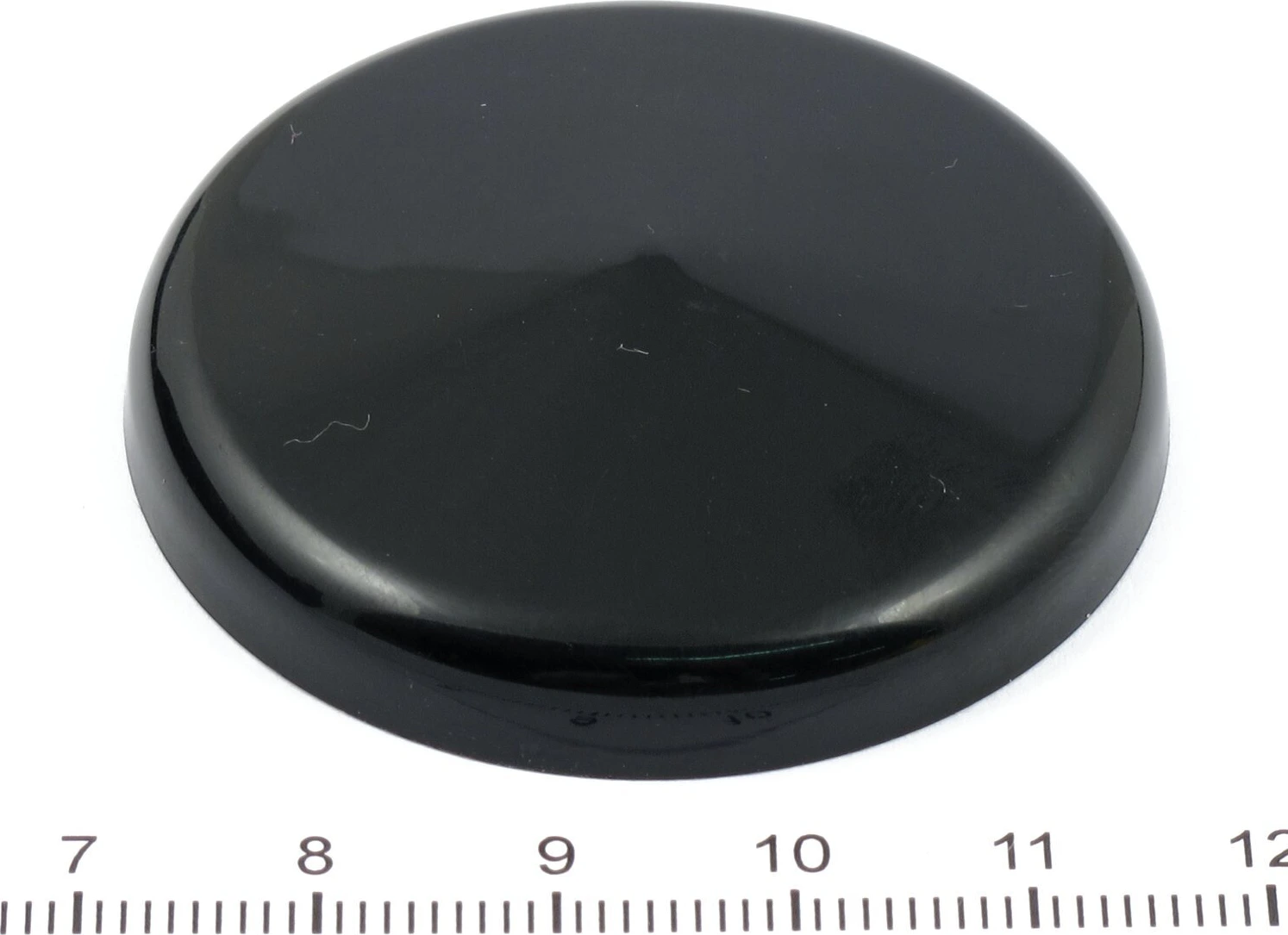 1-13/16" (45mm) diameter emblem, Black