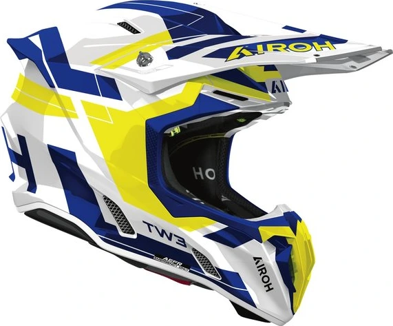 Airoh Helmet Twist 3 Dynasty Blue/Yellow gloss, XS
