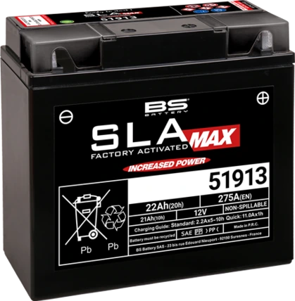 BS Battery 51913 (FA) SLA MAX - Sealed & Activated