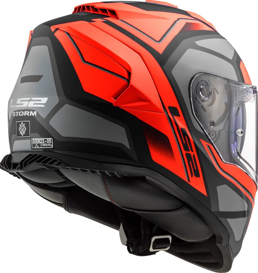LS2 FF800 STORM II TRACKER helmet - Black Red, XS
