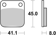Sbs Brakepads Ceramic (536HF)