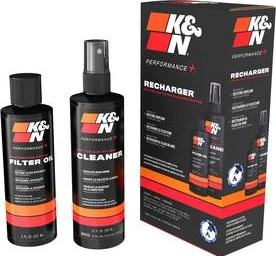 K&N Recharger Kit: Saspiežamā eļļa - Zila 8 Oz