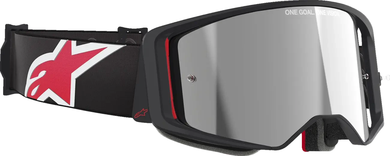 GOGGLE SUPERTECH CORP BLK/RED MIRROR-SILVER