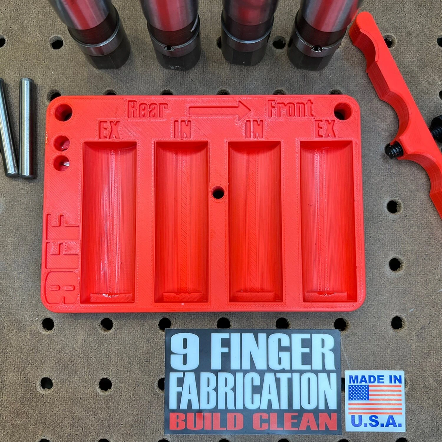 9Finger Fabrication, hidraulinių keltuvų organizatorius