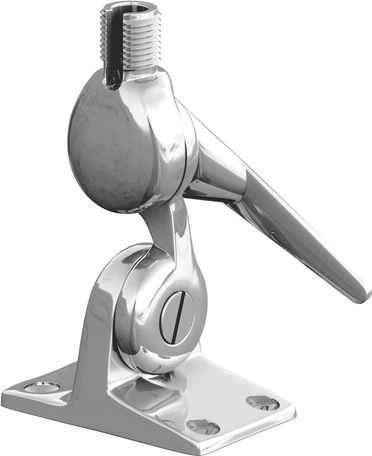 Shakespeare 5187 sleek stainless steel ratchet mount