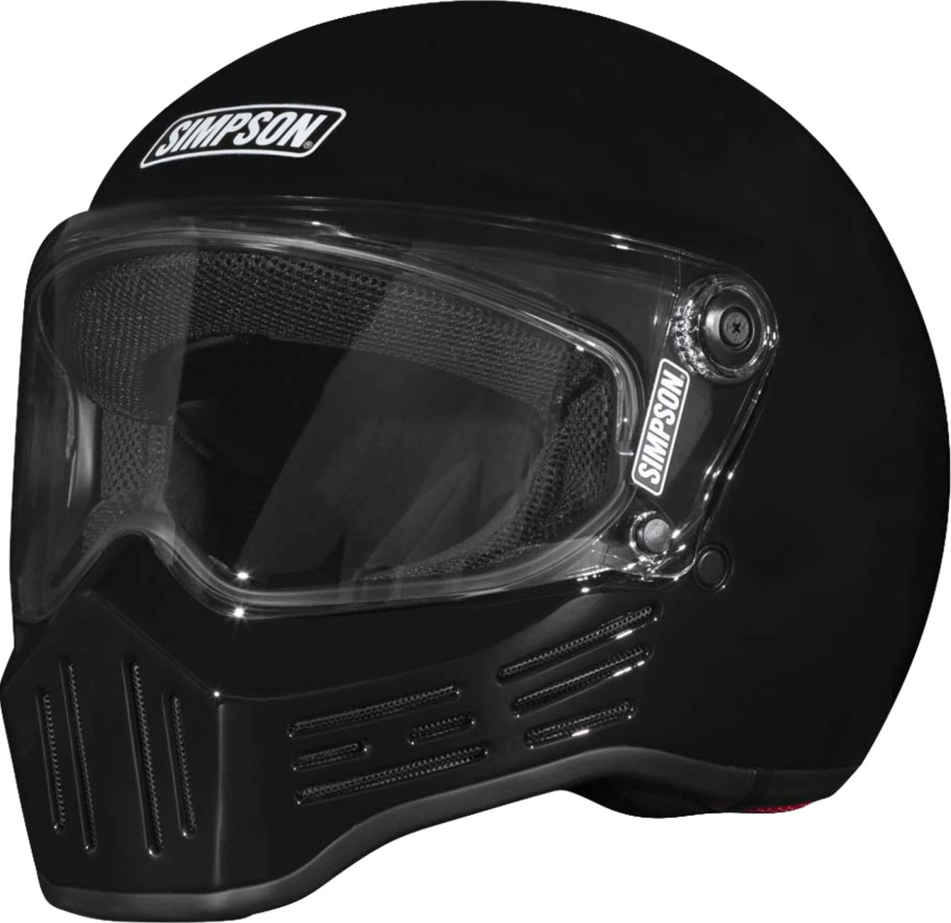 Simpson M30 helmet, Black, S, Gloss