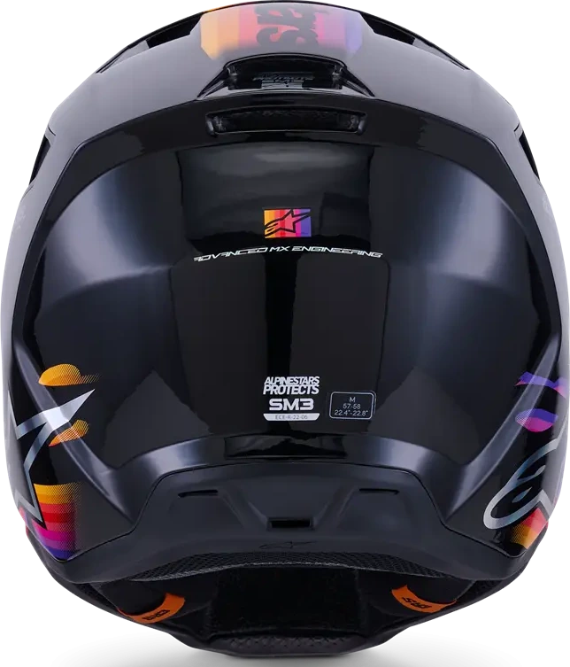 HELMET SM3 FORCE BLACK-GLOSS XS