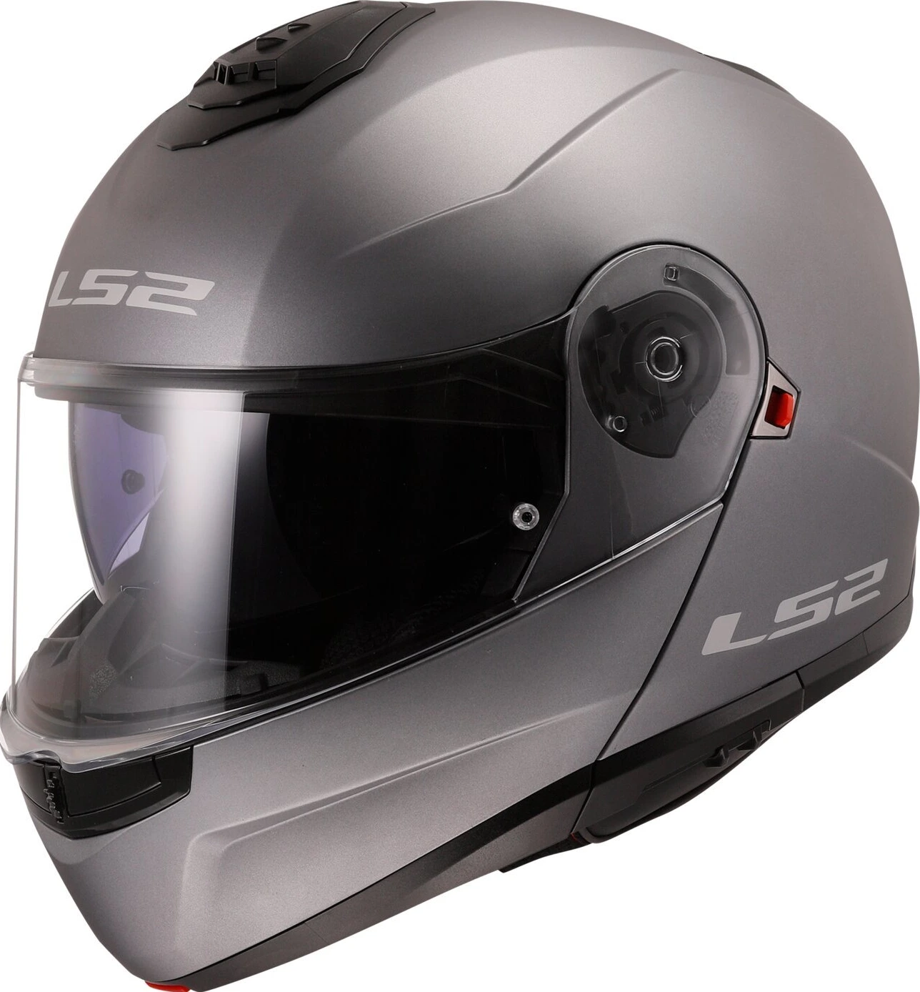LS2 Strobe II helmet, titanium, M, matt