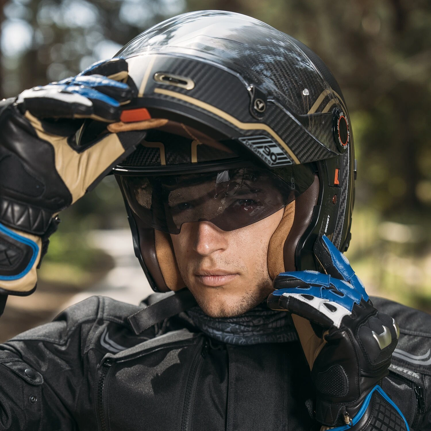By City 90 Degrees Carbon helmet, Gold, 2XL, Matte