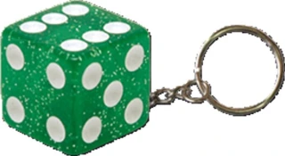 Triktopz Dice key chain
