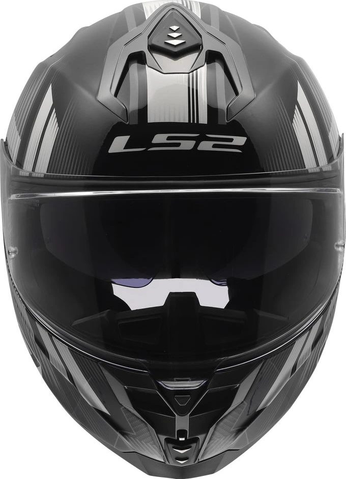 LS2 FF817 CHALLENGER II NITRO Helmet - Black Grey, 3XL