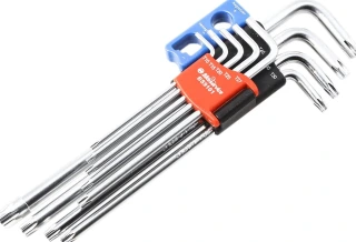 Īpaši garu magnētisko Torx atslēgu komplekts