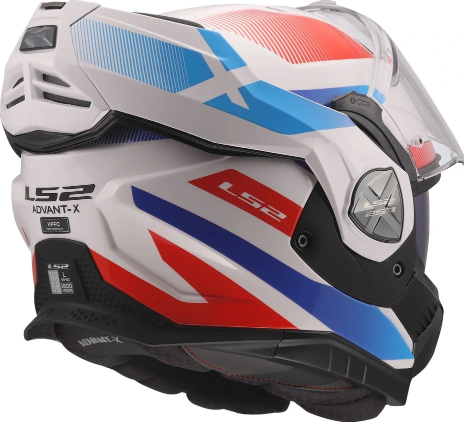 LS2 FF901 ADVANT X NOVA Helmet - White Blue Red, L