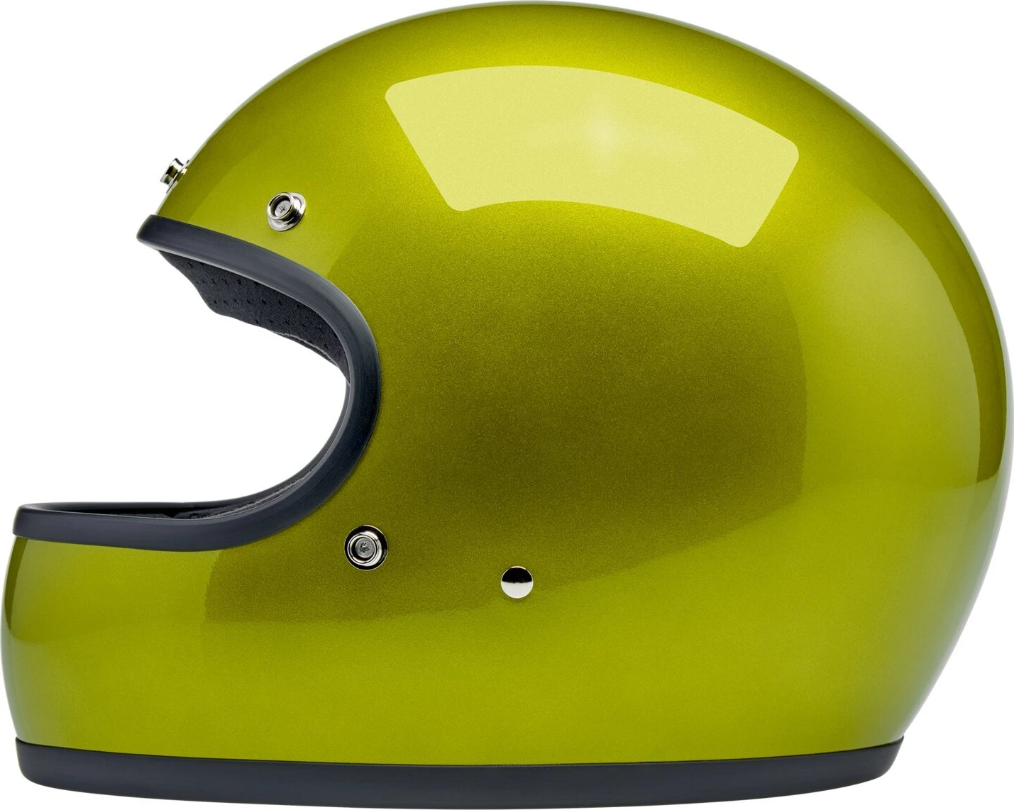 Biltwell Gringo helmet, metallic lime Yellow, S, Metallic