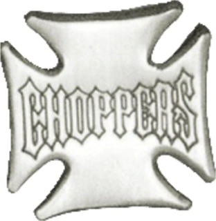 Biker pins Malese cross choppers pin