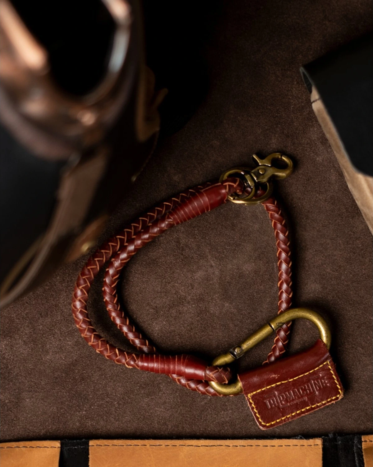 Trip Machine Braided key chain
