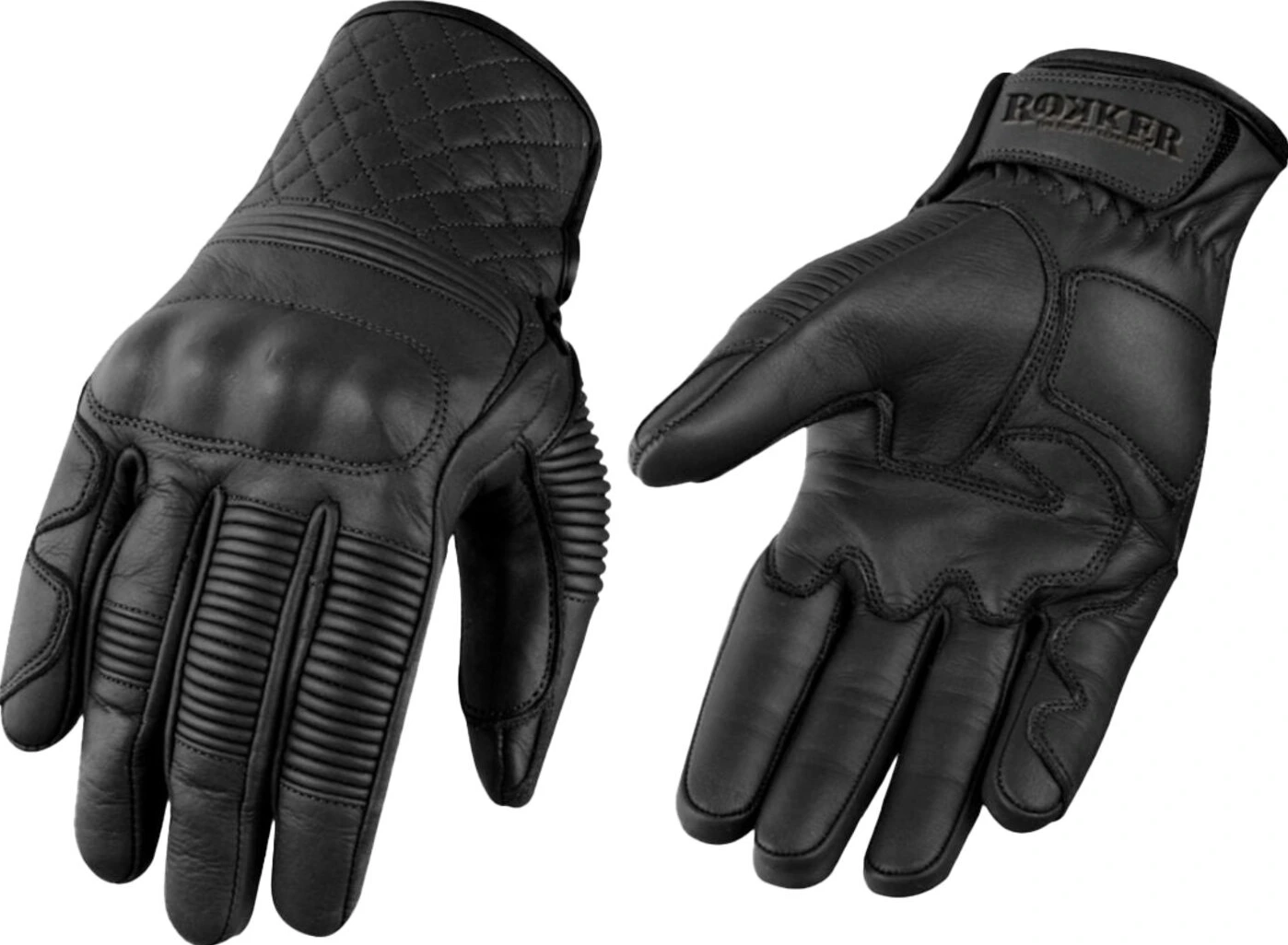 Rokker Tucson gloves, Black, S