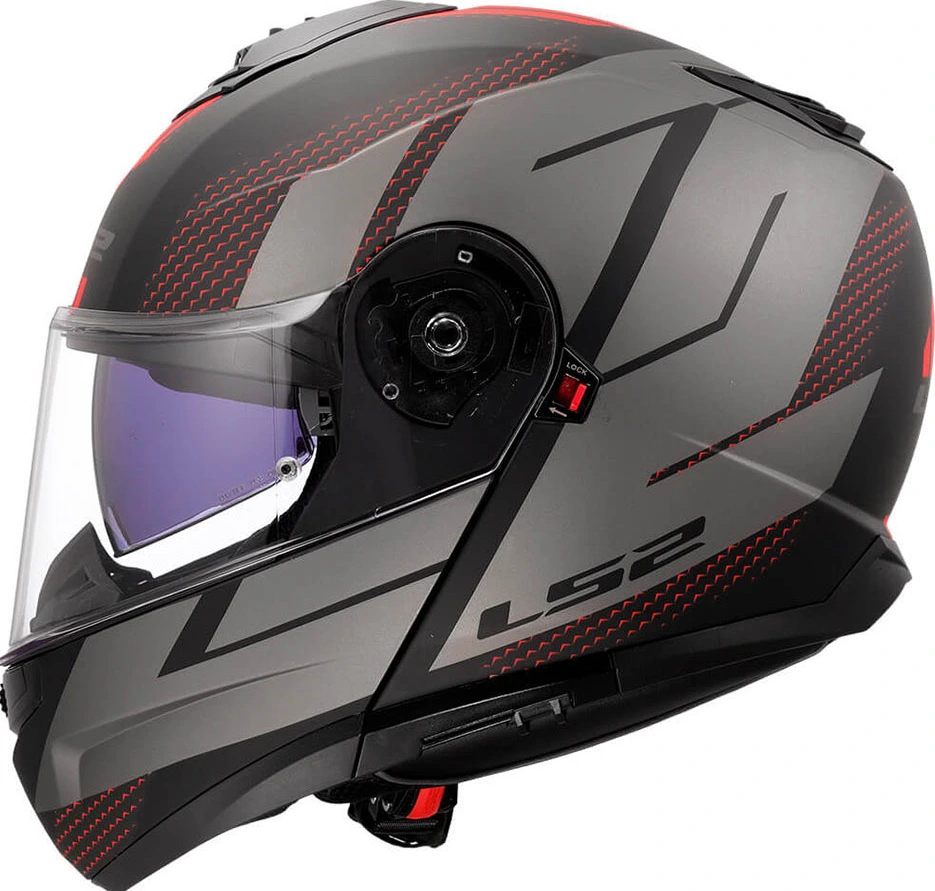 LS2 FF908 STROBE II CODE helmet - M, Black Grey