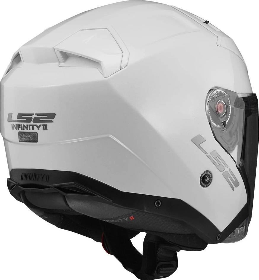 LS2 OF603 INFINITY II SOLID Helmet - 3XL, Gloss White