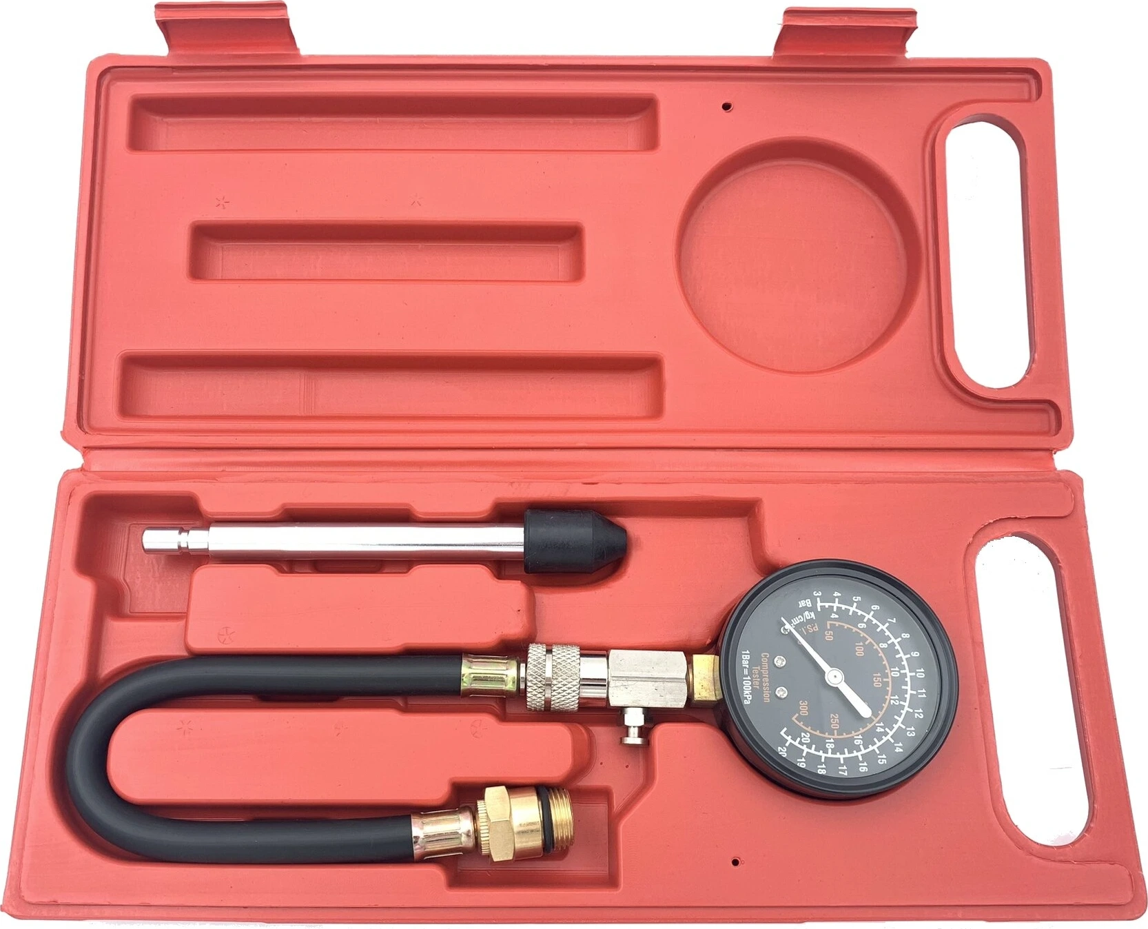 Petrol engine compression tester