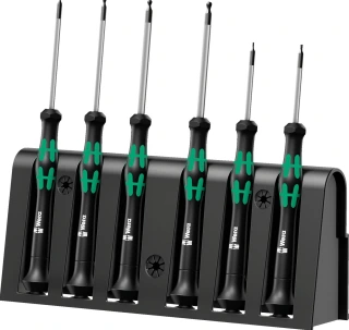 Wera micro screwdriver set 6 pcs for electronic applications