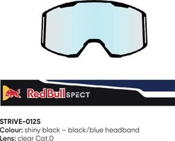 Spect Red Bull Strive MX Goggles Single lens