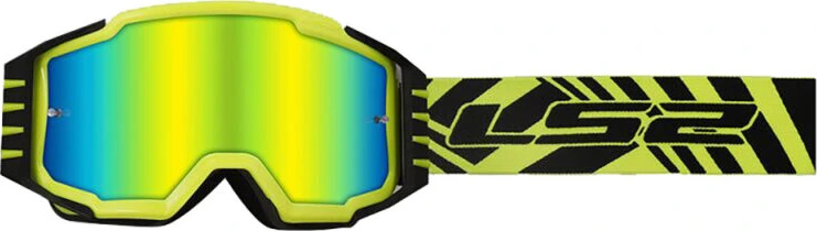 LS2 CHARGER PRO GOGGLE - H-V Yellow/Iridium Visor