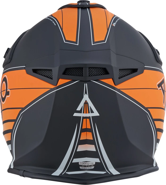 AMOQ Meteor V2 Helmet Axis Black/orange, XS