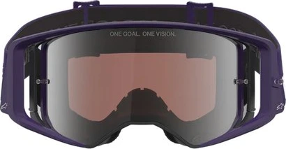 Alpinestars Goggle Supertech LTD HUNTA96 XXV PURPLE WHITE MIRROR SILVER
