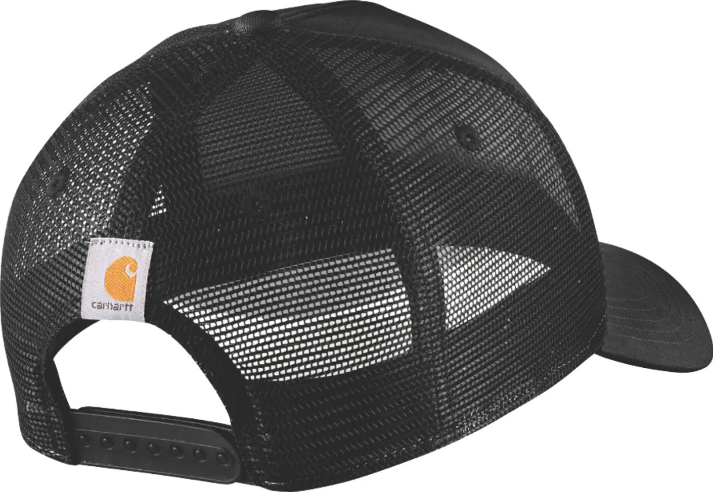 Carhartt Twill Mesh-Back Script cap, Black