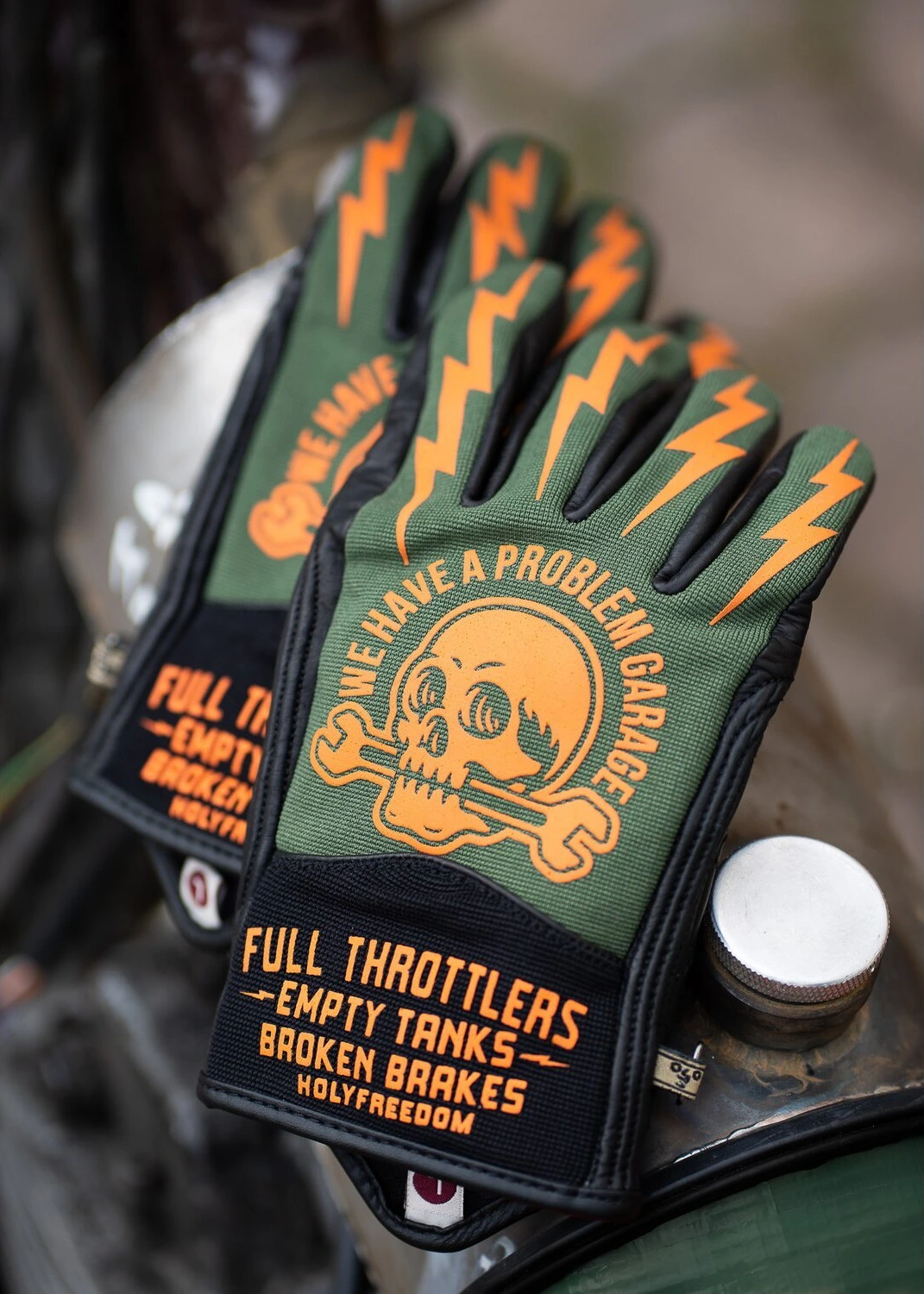 Holy Freedom Tools gloves, Orange, M