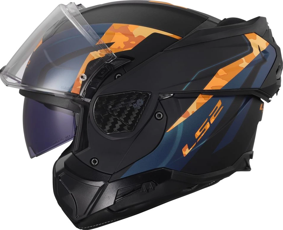 LS2 FF910 ADVANT II GLIDE Helmet - 3XL, Black Orange