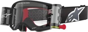 Alpinestars Goggle Supertech CORP Black/ Grey Clear ROLL-OFF