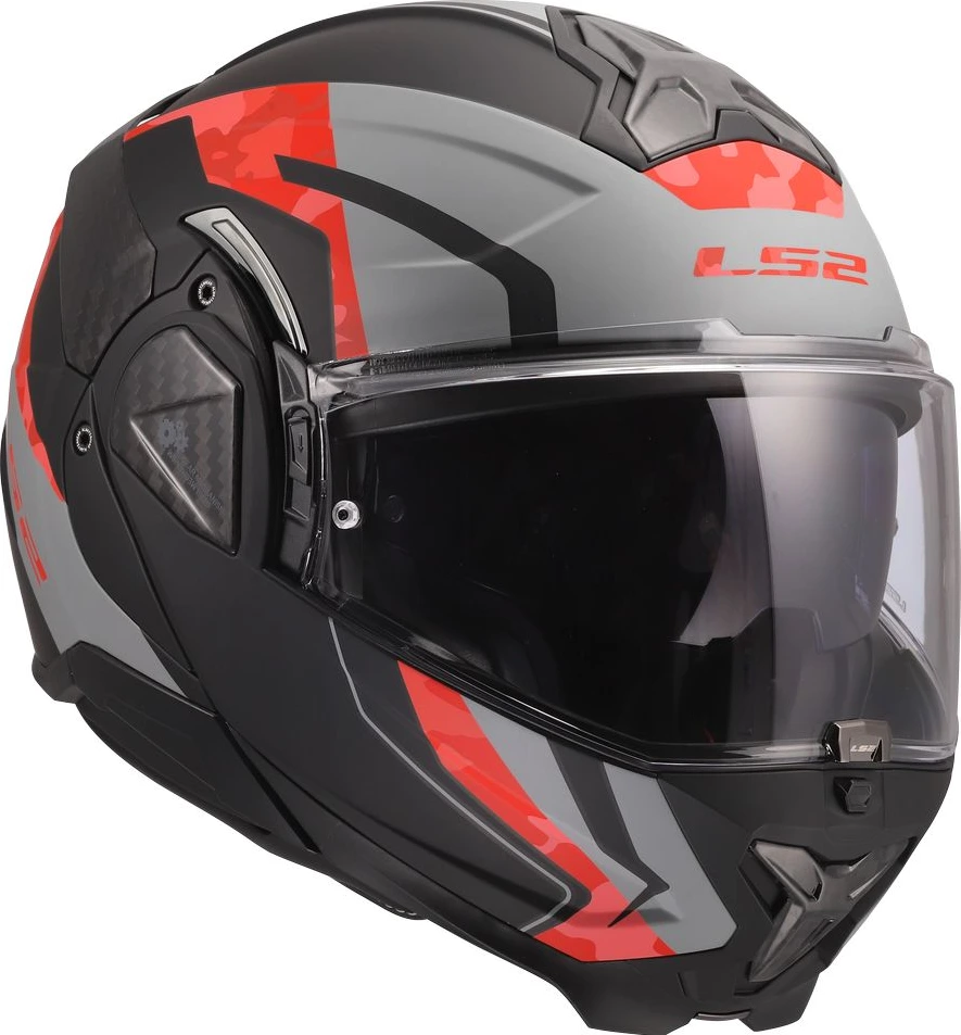 LS2 FF910 ADVANT II GLIDE Helmet - 3XL, Black Grey Red