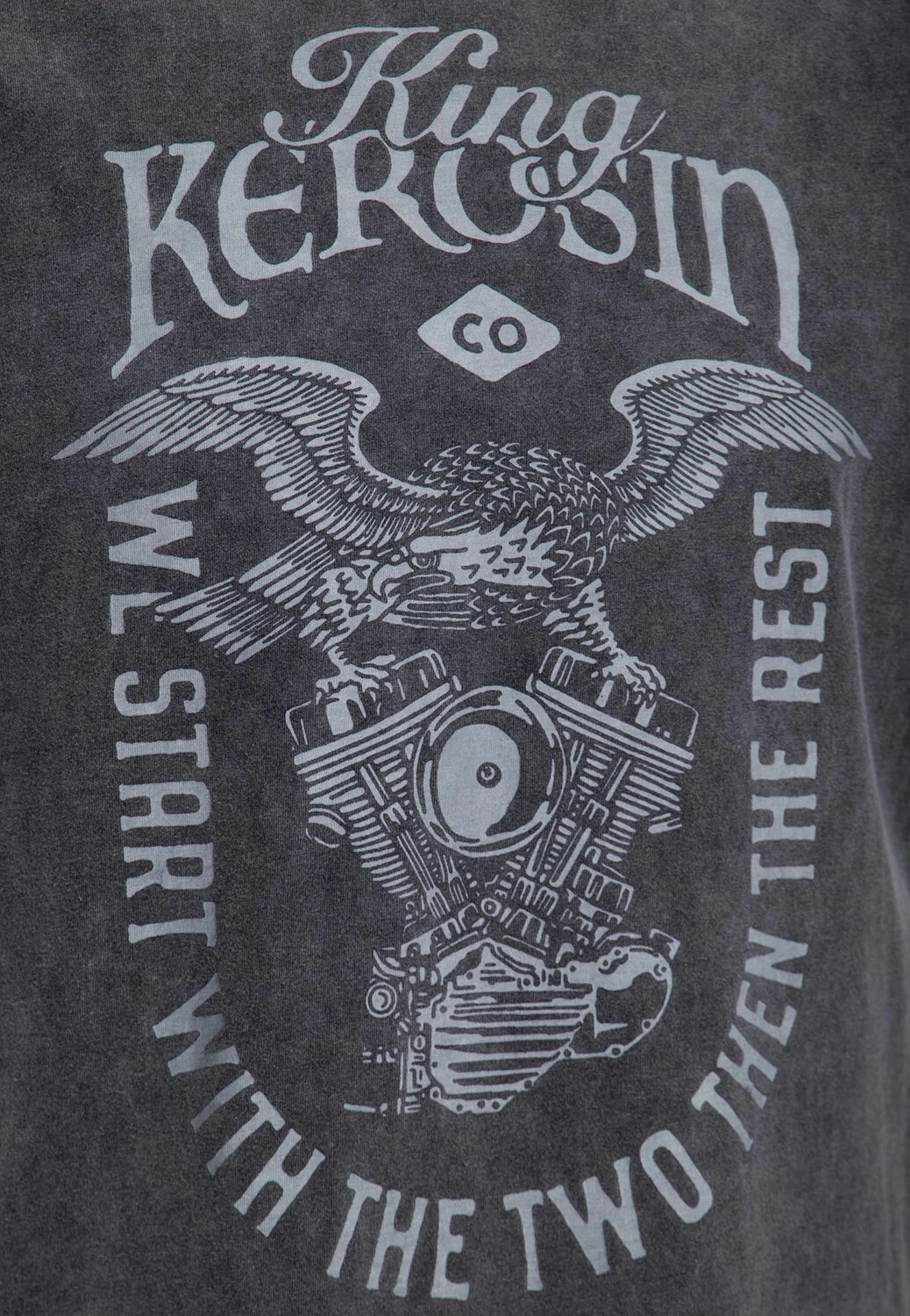 King Kerosin We start t-shirt, anthracite Gray, 2XL