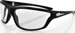 ZANheadgear Florida Sunglass Gloss Black Frame Clear Lens