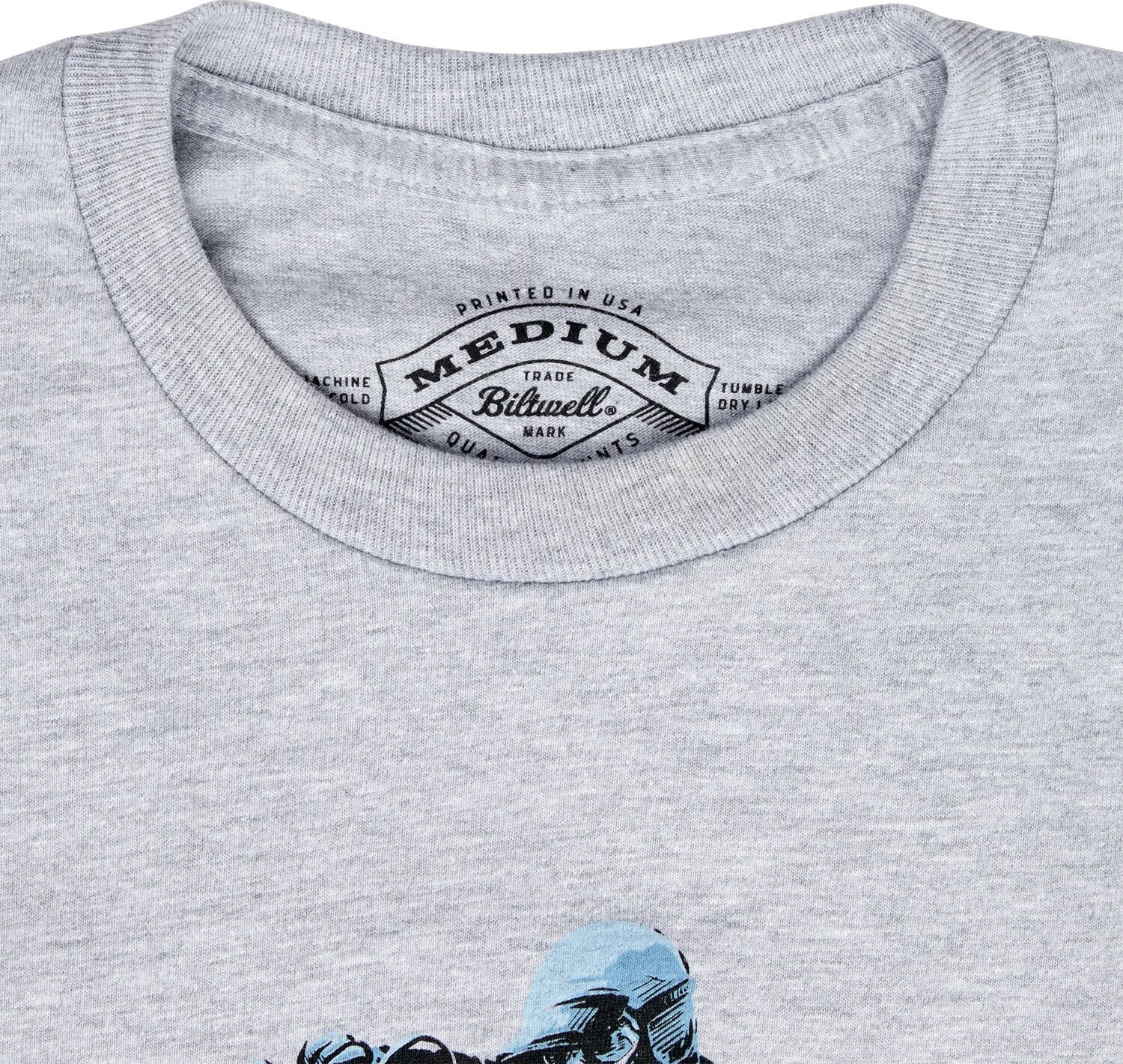 Biltwell Roost t-shirt sporty, Gray, M