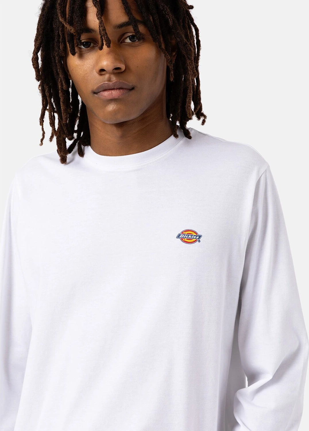 Dickies Mapleton longsleeve, White, S