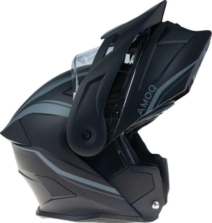 AMOQ Ballast Electric visor Helmet Black/grey, XS